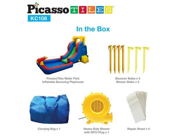 Inflatable Bouncing House with Pool Area, Climbing Wall T866