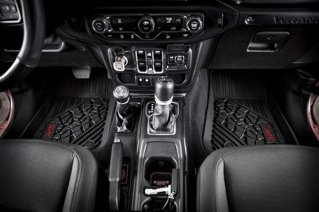 Black TPE Floor Mats Full Set N665