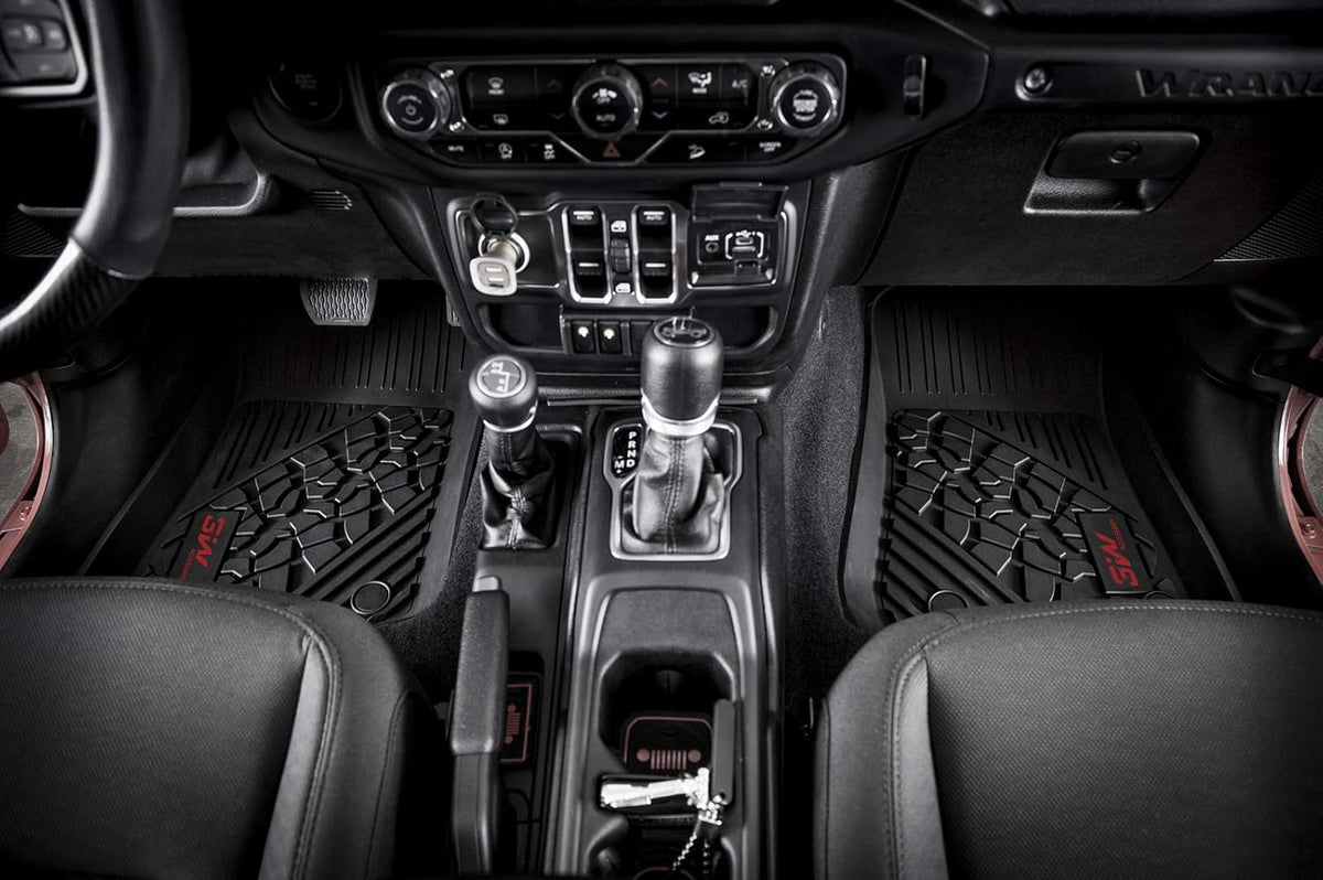 Black TPE Floor Mats Full Set N665