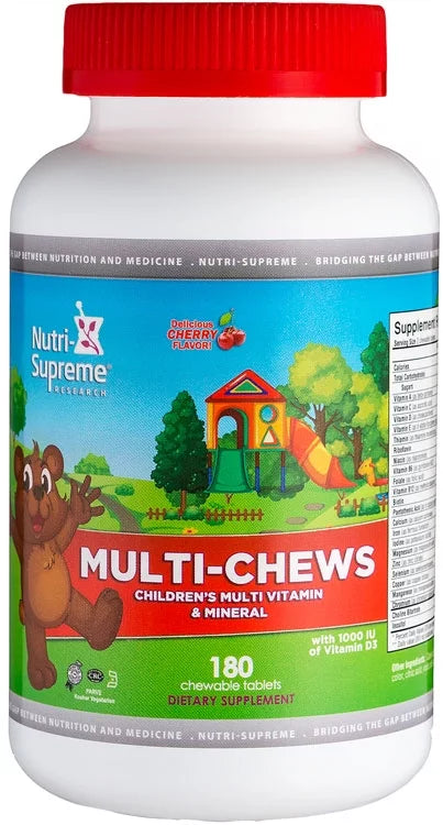 Kosher Children's Multi-Vitamin & Mineral Cherry Flavor 180 Wafers I24634