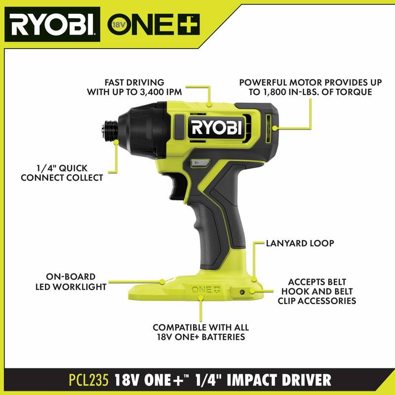 18V Cordless 6-Tool Combo Kit with Batteries & Charger V59469