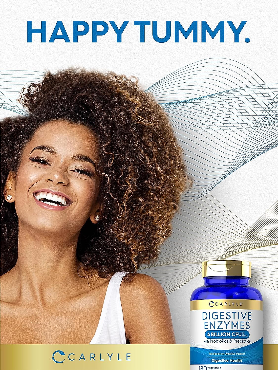 Digestive Enzymes with Probiotics and Prebiotics 180 Capsules Q6423