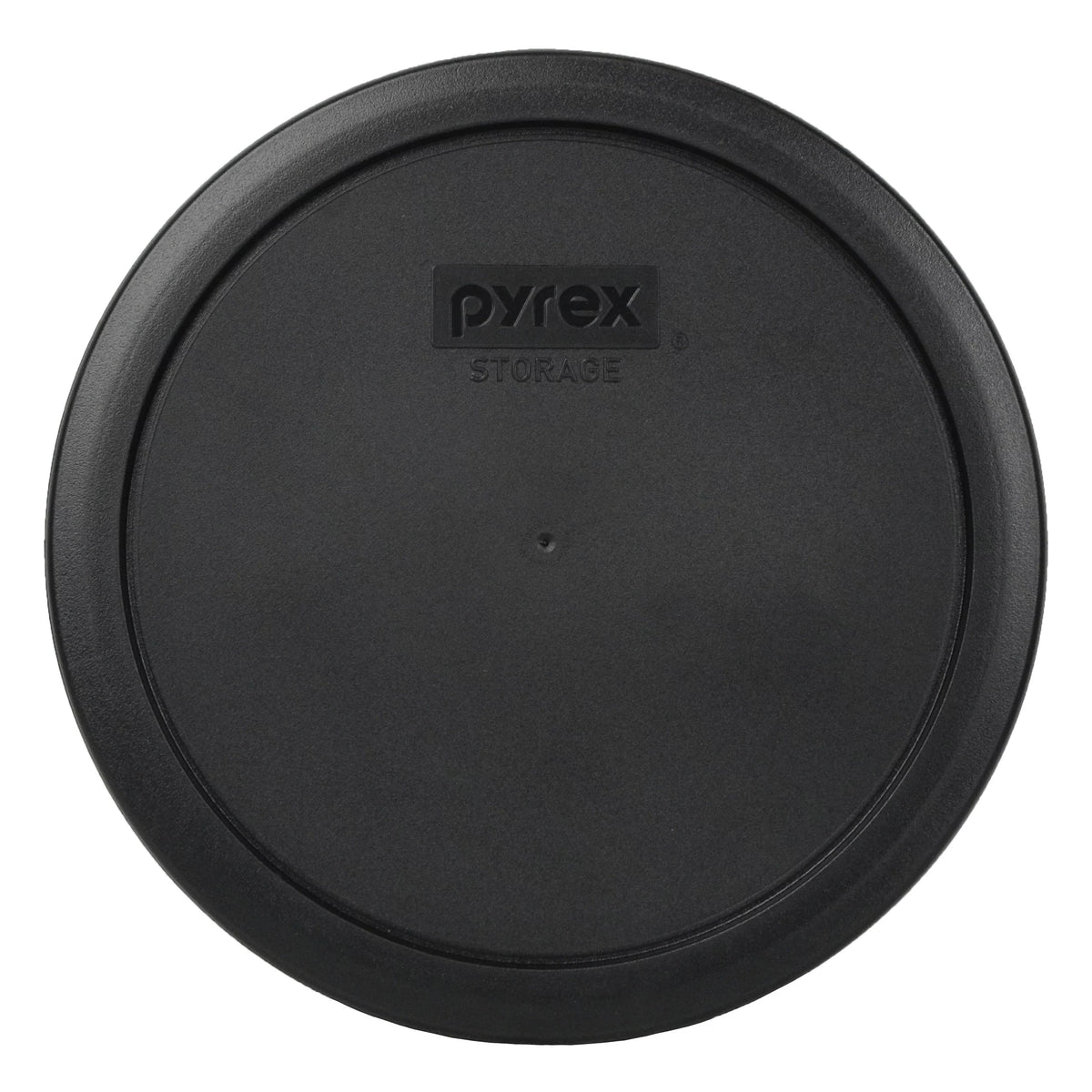 Round Glass Food Storage Bowl with Black Plastic Lid 2-Pack Z70549