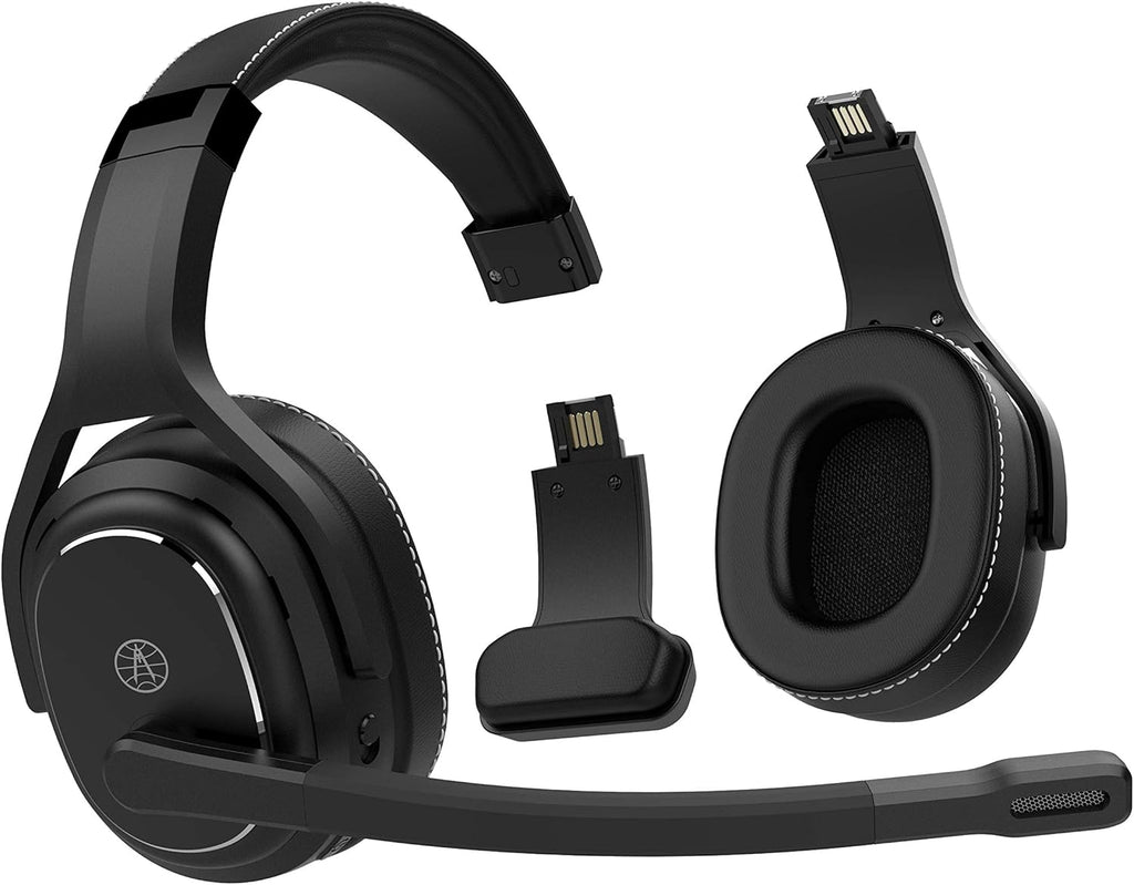 2-in-1 Wireless Headset with Noise Cancellation Q830517