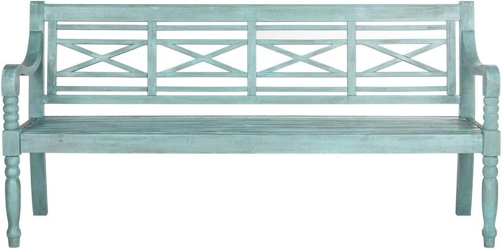 Natural Acacia Wood Bench Y19417