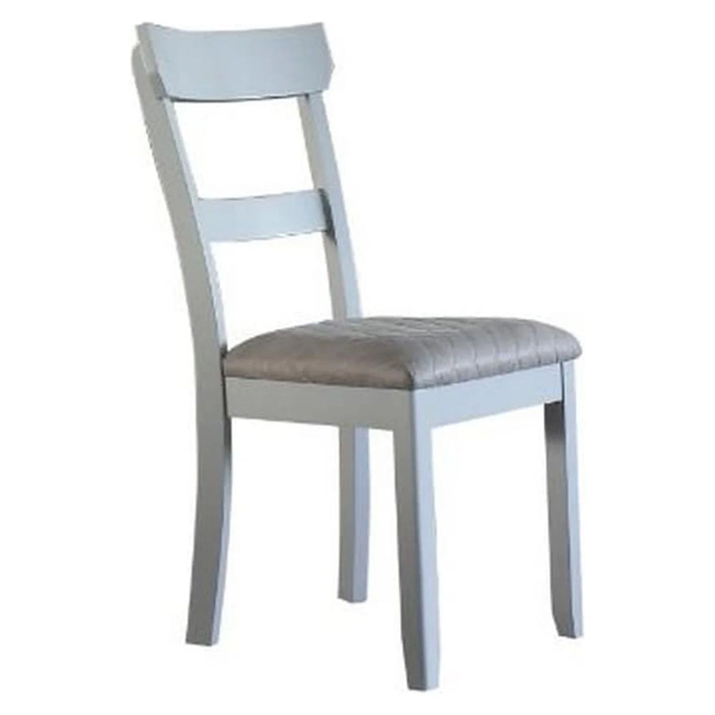 Beige Fabric Side Chair Set of 2 K668940