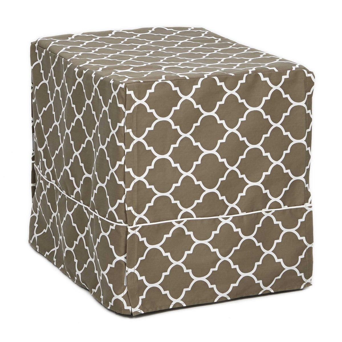 24 inch Brn Geo Crate Cover V2267