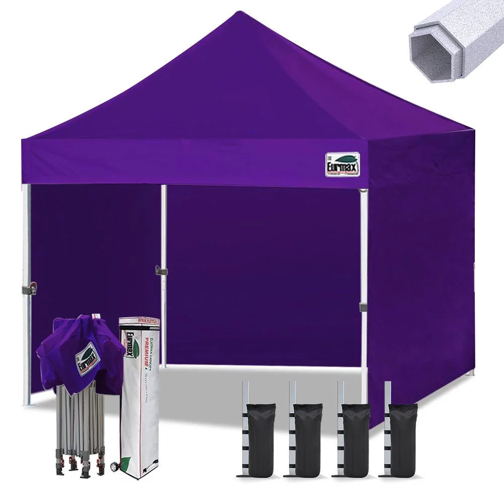 10x10 Ft Pop up Canopy Tent with Removable Sidewalls V24521