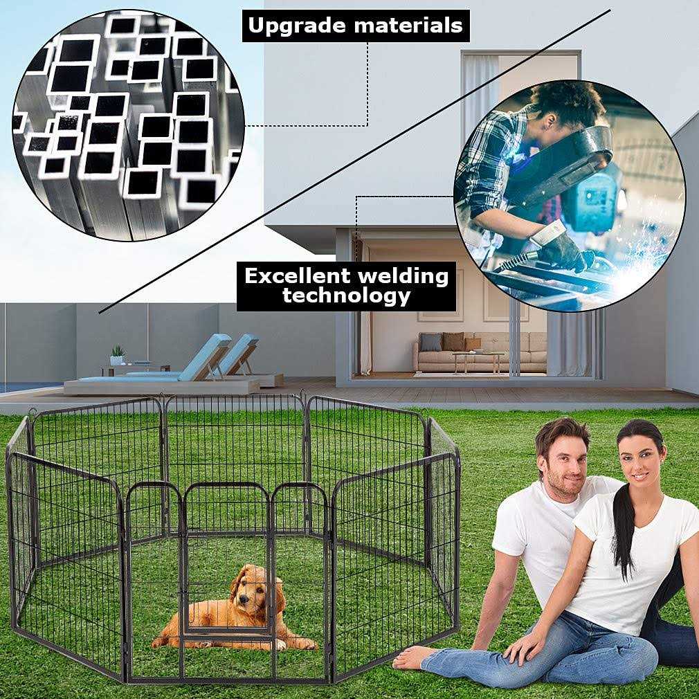 Heavy Duty Pet Playpen Dog Exercise Pen Cat Fence S926