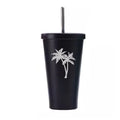 16 oz Stainless Steel Insulated Tumbler with Straw I87681