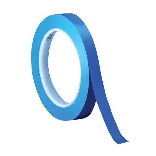 Blue Vinyl Tape 1/4x22 x 36 Yard Roll 3 Pack Z52140