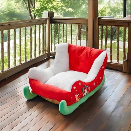 Plush Christmas Dog Bed M605031