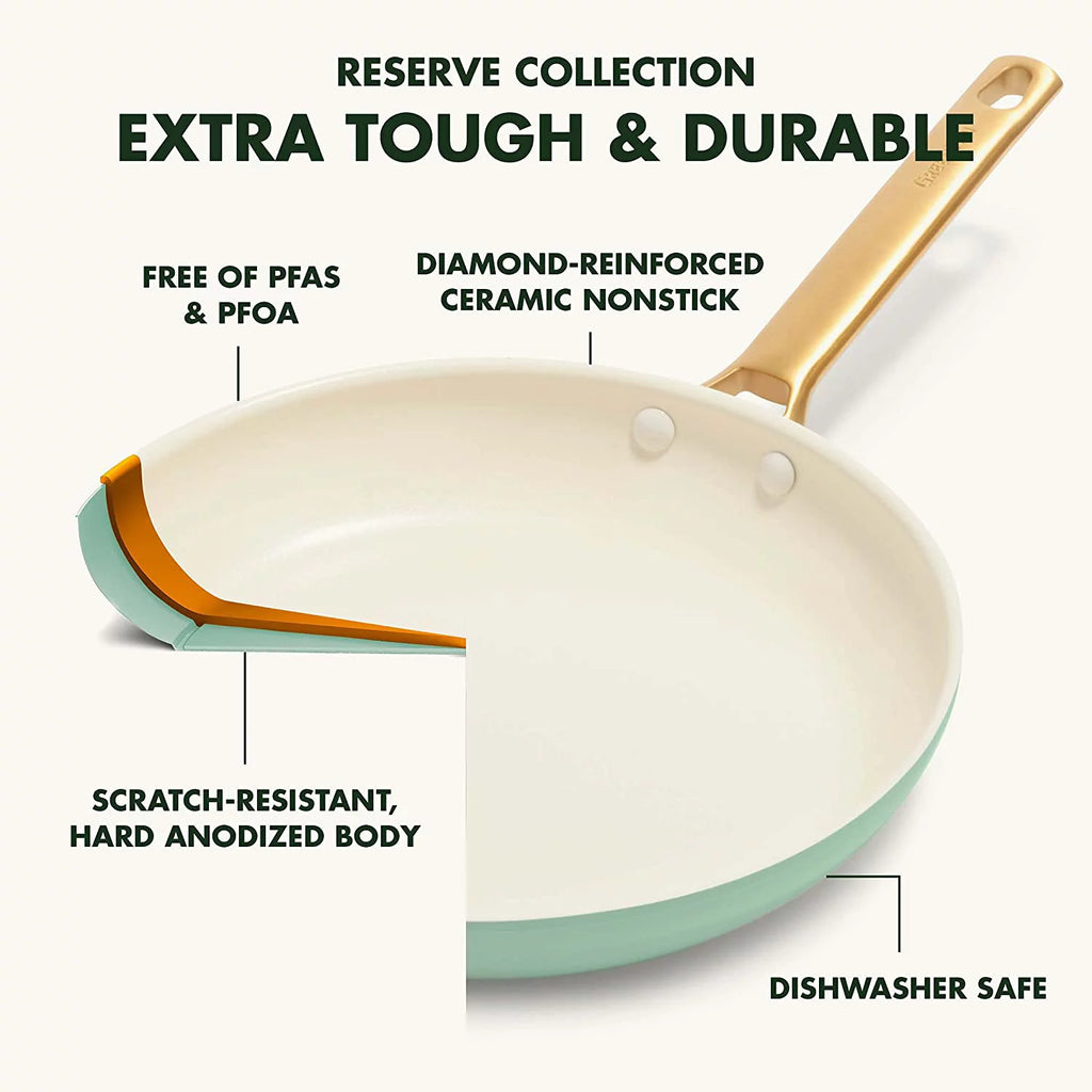 Hard Anodized Ceramic Nonstick 10 Piece Cookware Set W2008