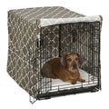 24 inch Brn Geo Crate Cover V2267