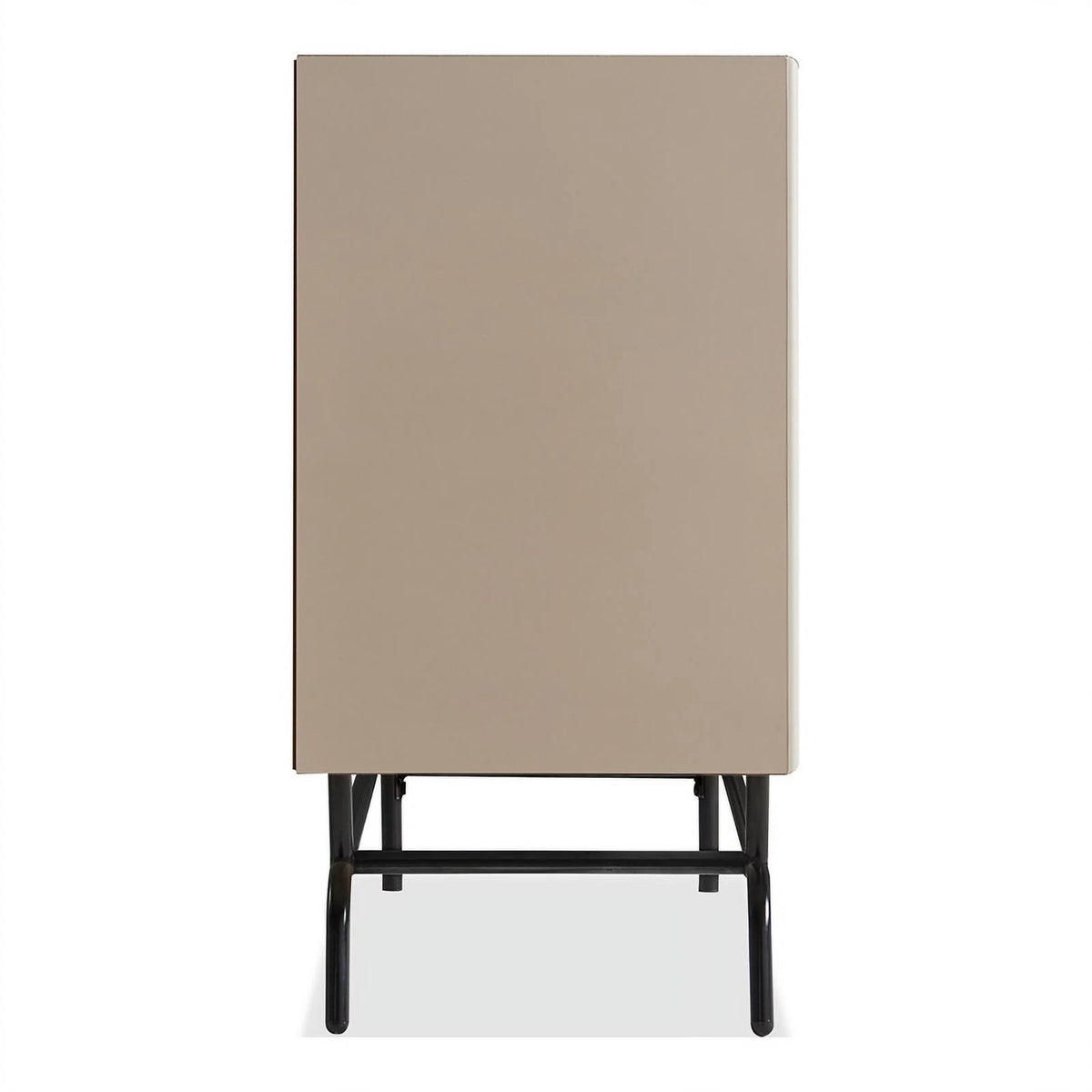 Light Taupe and Black Wood Buffet P363598