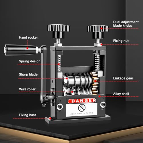 Manual Wire Stripper Machine with 6 Channels & 5 Blades X24180