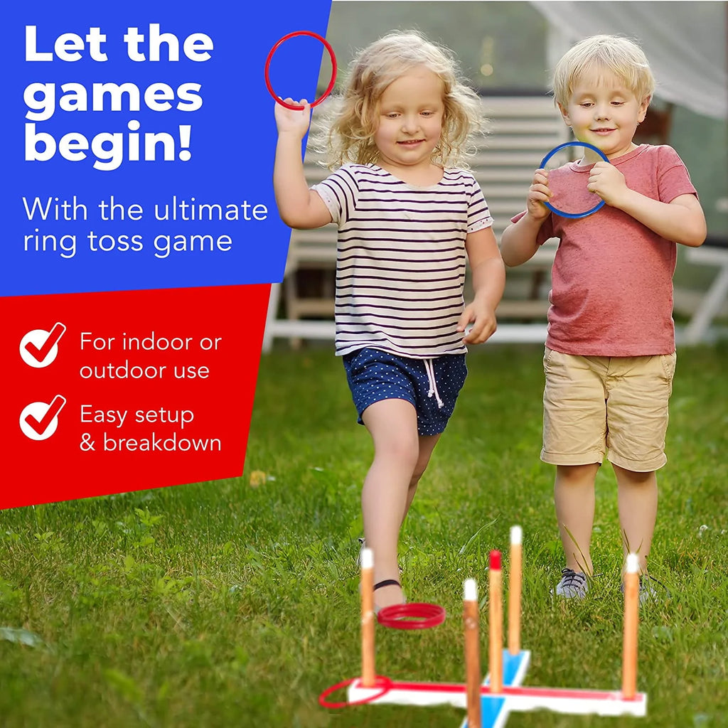 Horseshoe Ring Toss Game, 22 Pieces K58484
