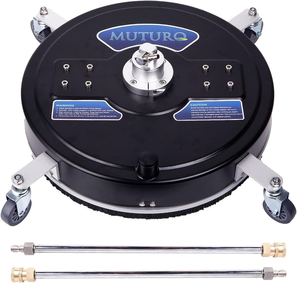 20 Inch Pressure Washer Surface Cleaner 4000 PSI with 4 Caster Wheels X5033