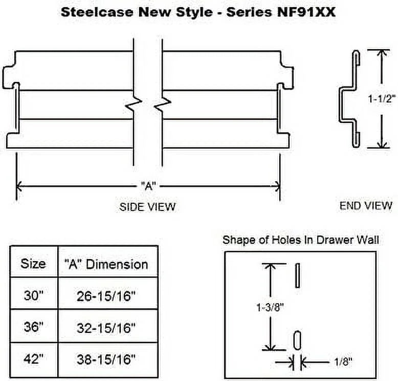 Lateral File Bar 4-Pack X28786