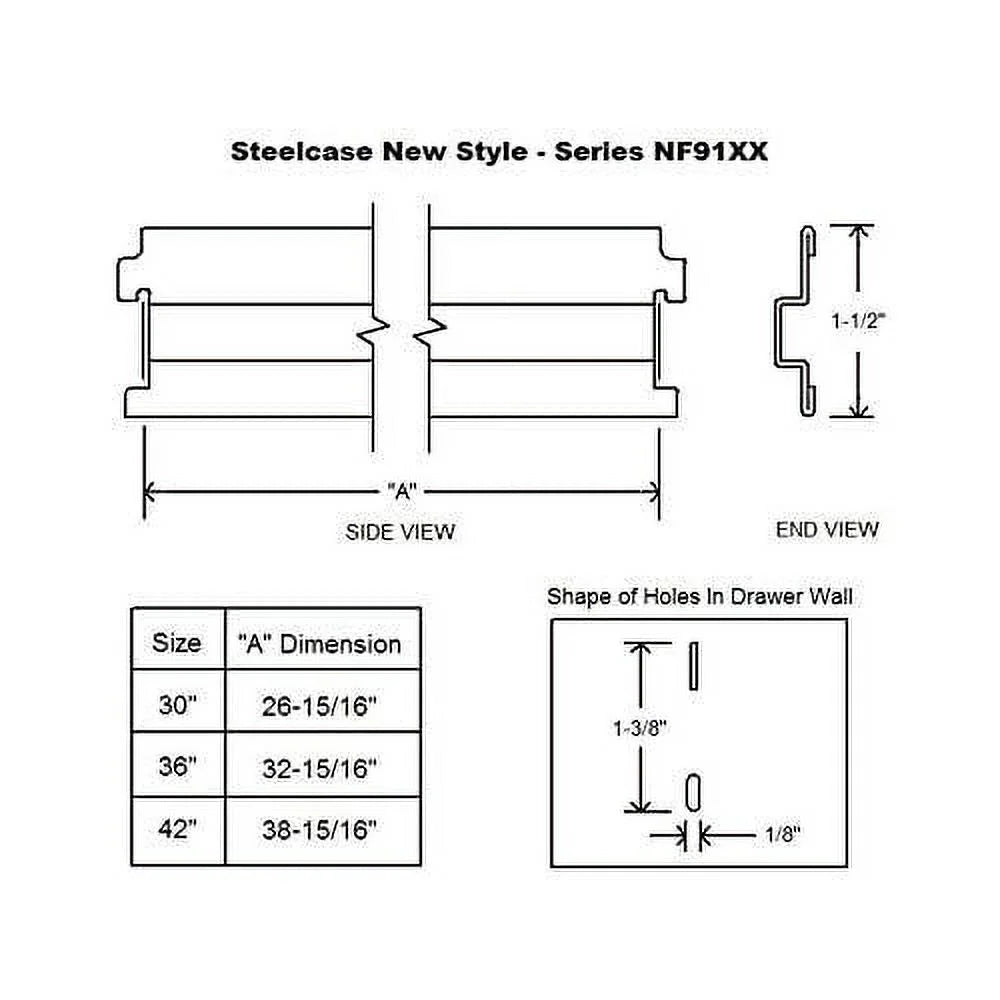 Lateral File Bar 4-Pack X28786