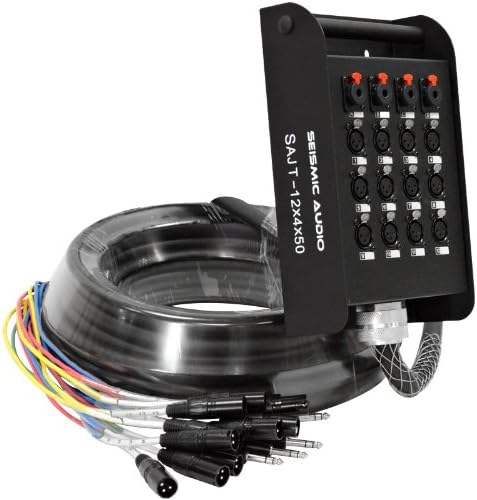12 Channel 100' XLR Snake Cable with 1/4 Returns E986