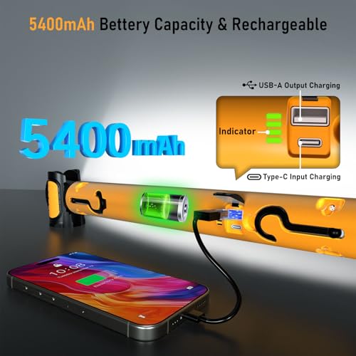 3200LM Rechargeable Magnetic LED Work Light I199