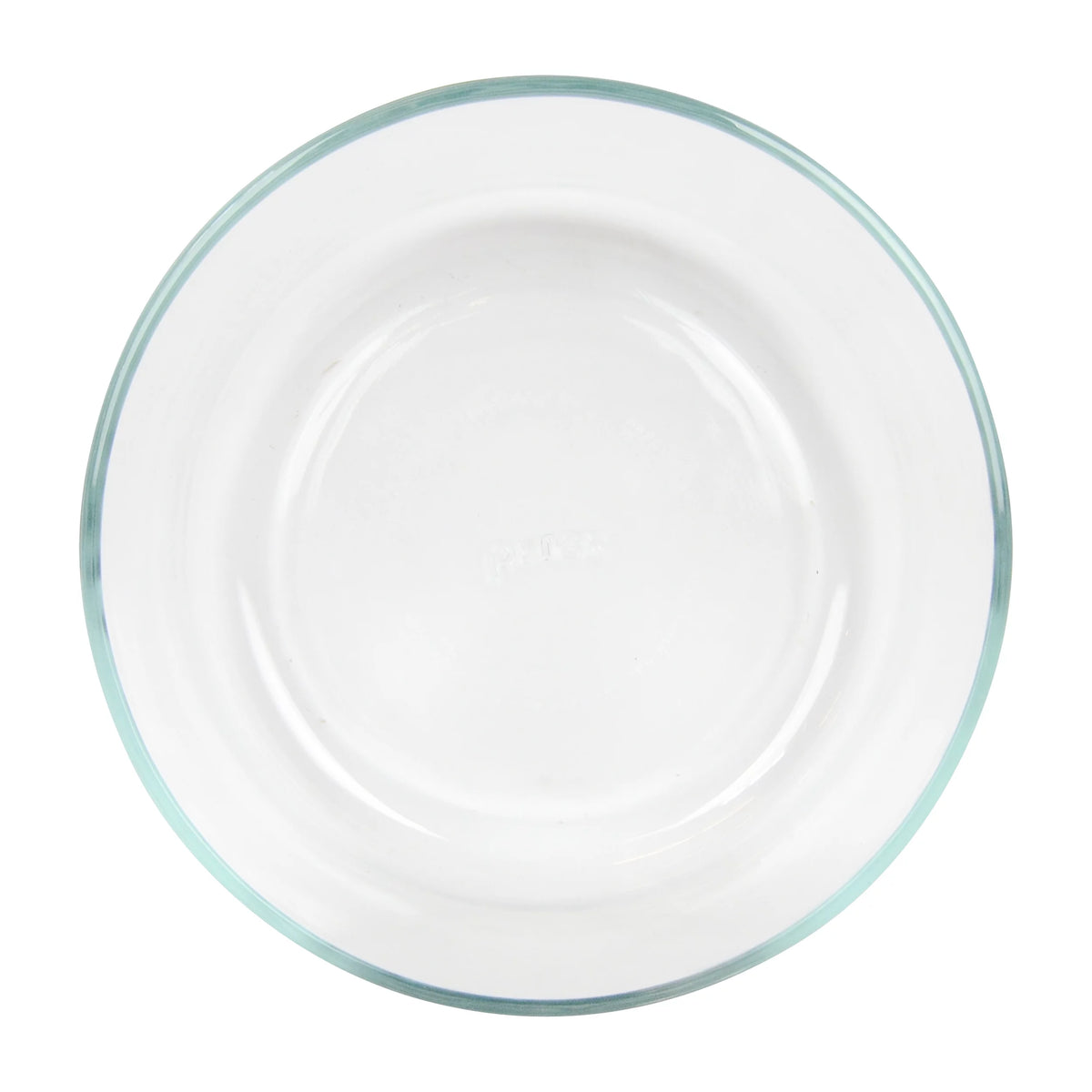 Round Glass Food Storage Bowl with Black Plastic Lid 2-Pack Z70549