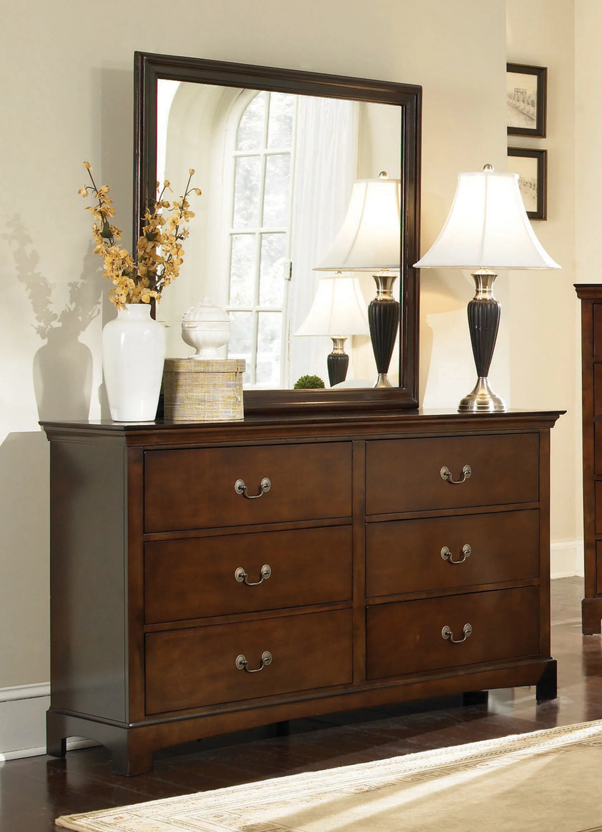 Warm Brown 6-drawer Dresser Z151879