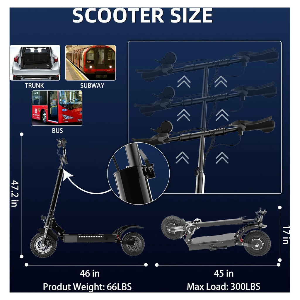 1300W Foldable Electric Scooter J22184