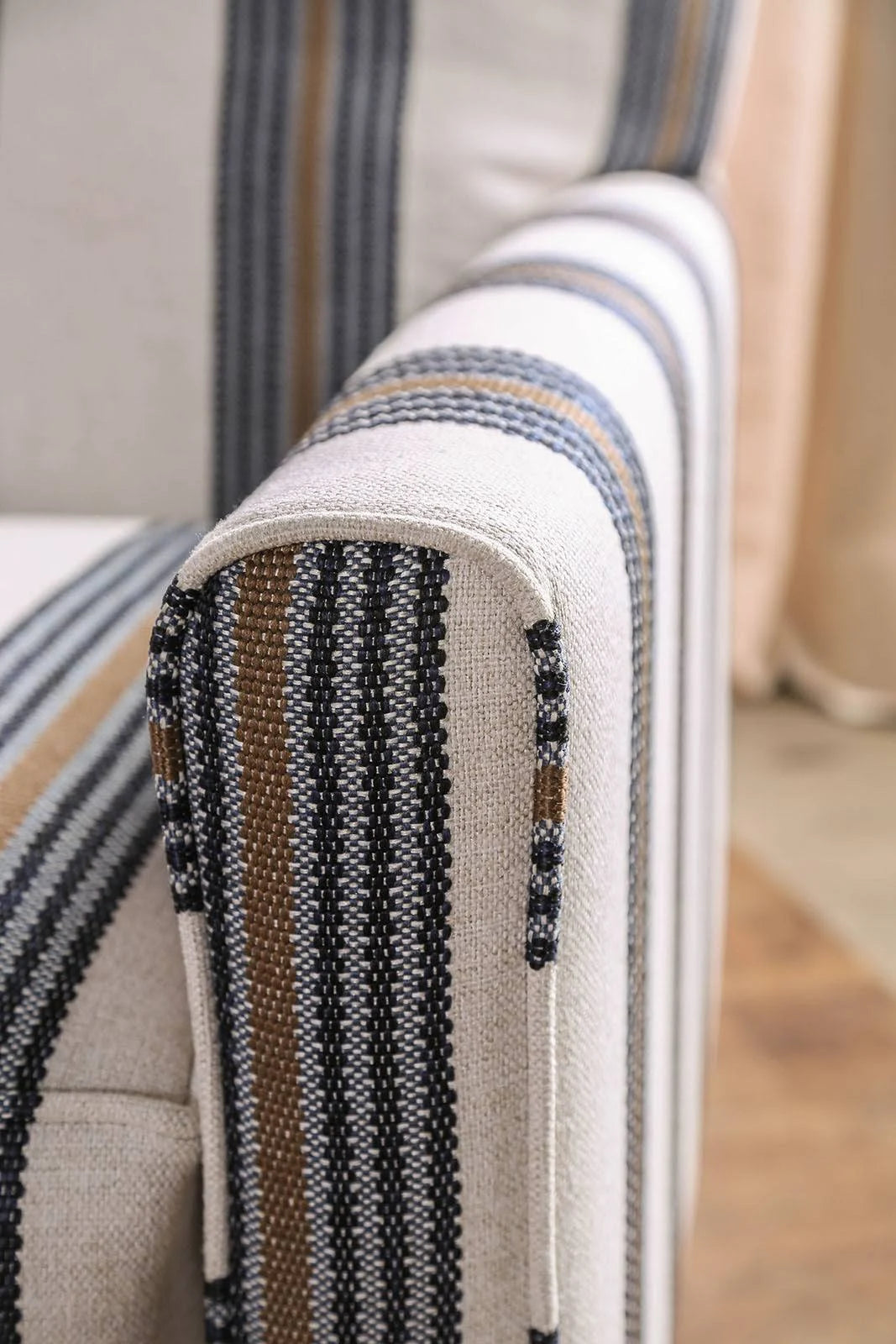 Beige Stripe Chair S234