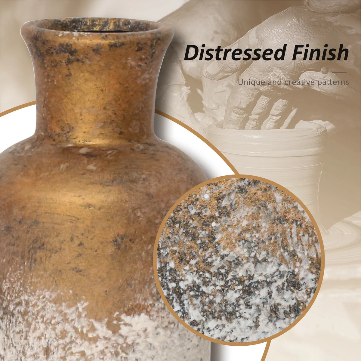 Ceramic Vase Set of 3 Y4452