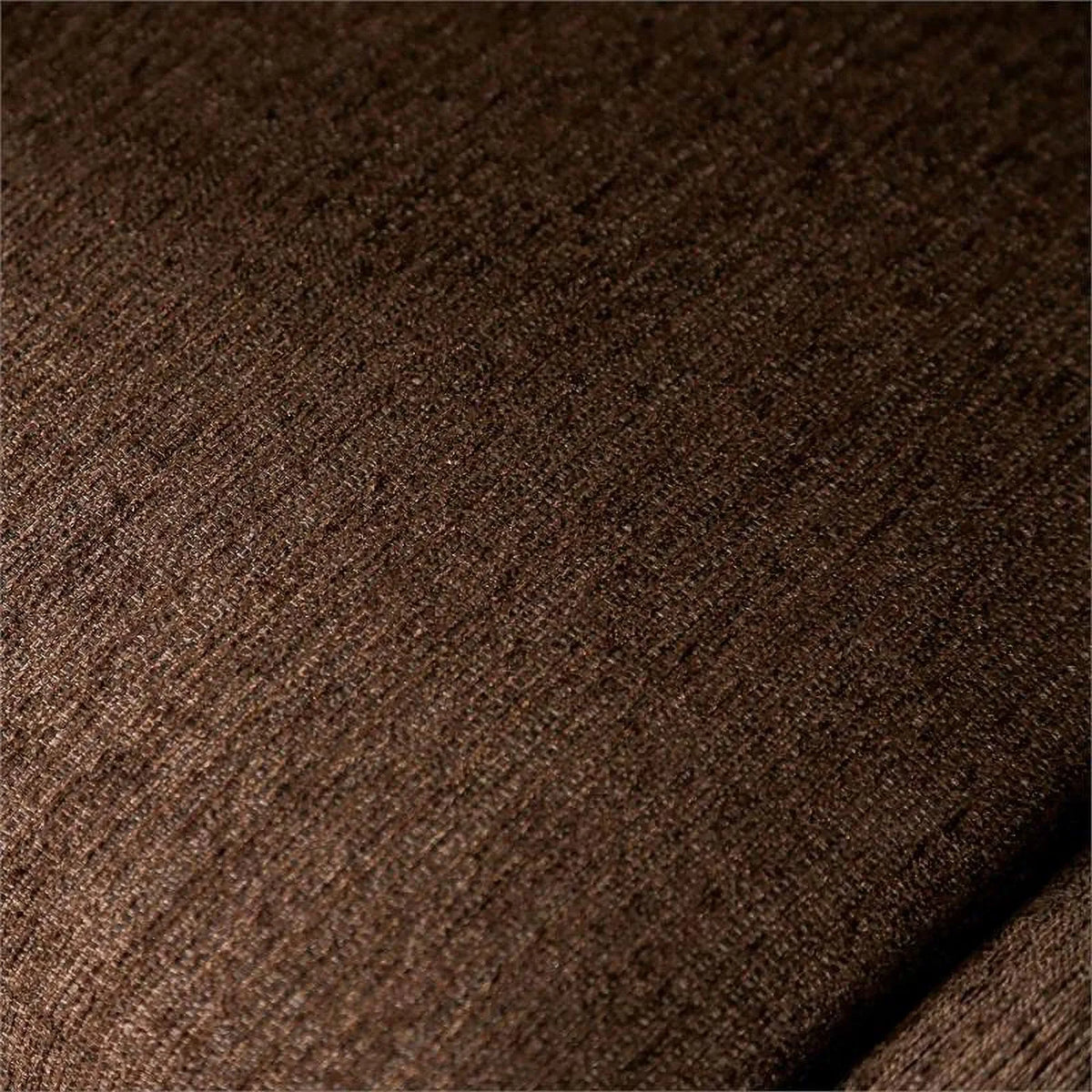 Chocolate Fabric Nailhead Loveseat K7504