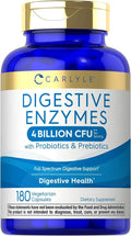 Digestive Enzymes with Probiotics and Prebiotics 180 Capsules Q6423
