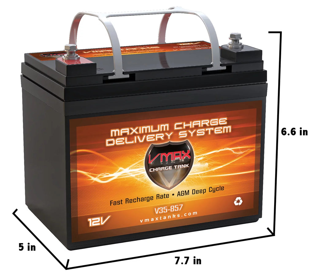 12V 35Ah AGM Deep Cycle Wheelchair Battery Z5212