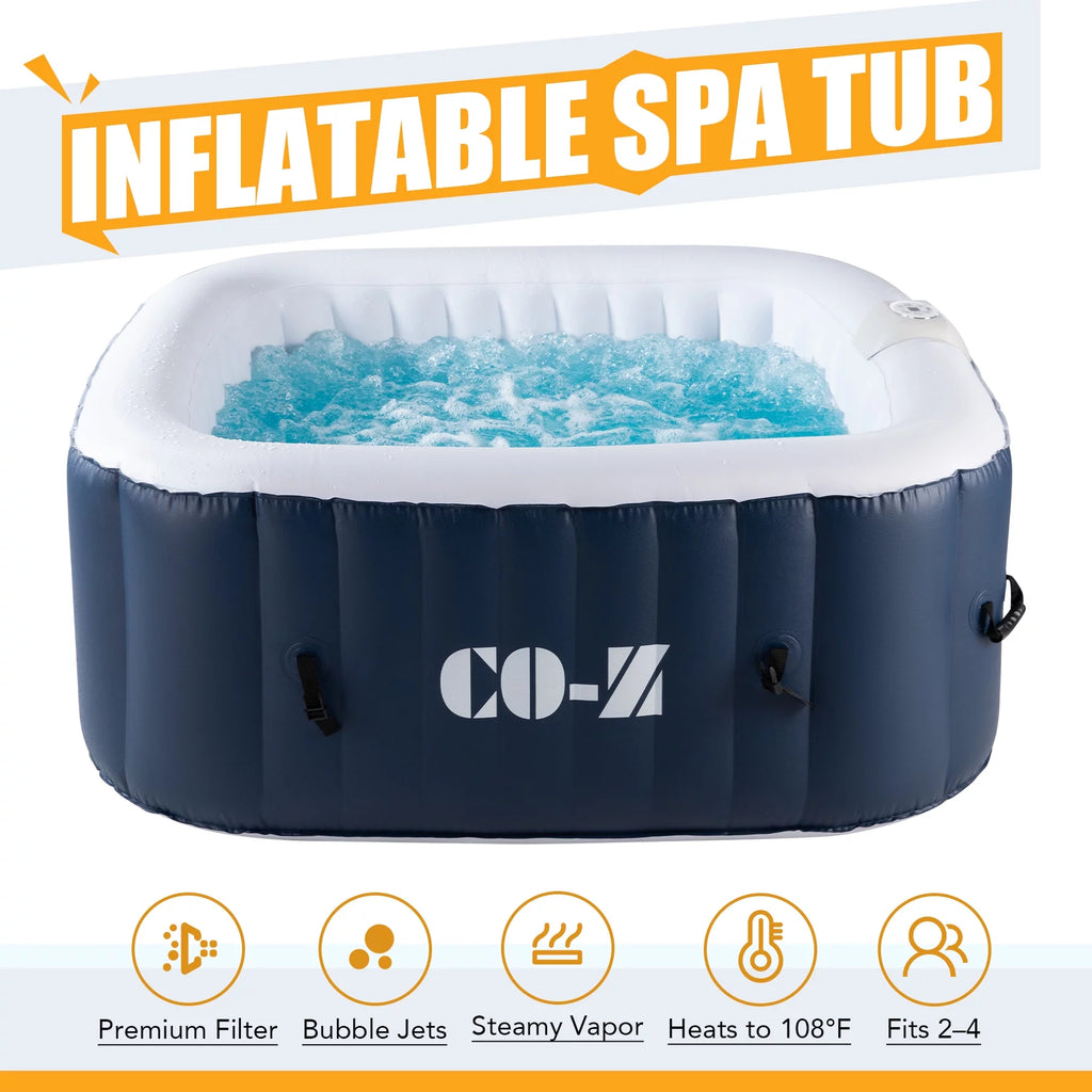 4-6 Person Blow-Up Hot Tub with Air Jets J7288
