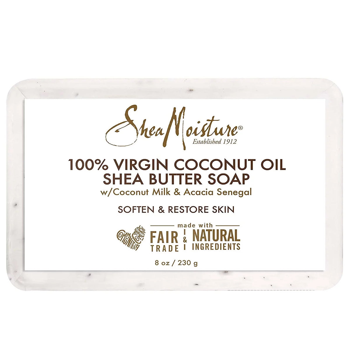 100 Virgin Coconut Oil Soap, 8 Oz., Pack of 6 O304958