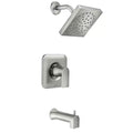 Single-Handle 1-Spray Tub and Shower Faucet Brushed Nickel B7714