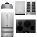 30 Induction Cooktop, Range Hood, Refrigerator, Dishwasher, Wine Cooler Q550