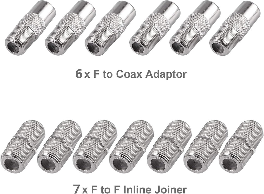 6-Way Coax Cable Splitter 5-2500MHz I37514