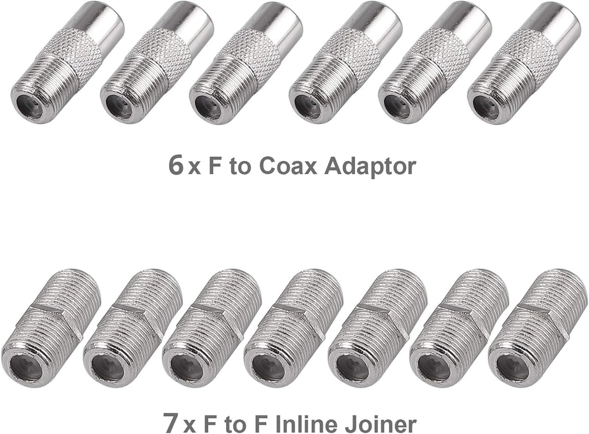 6-Way Coax Cable Splitter 5-2500MHz I37514