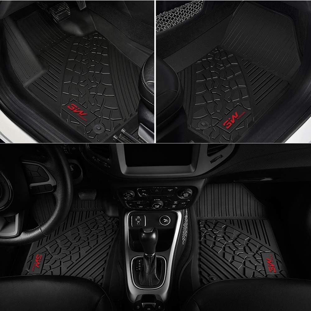 Black TPE Floor Mats Full Set N665