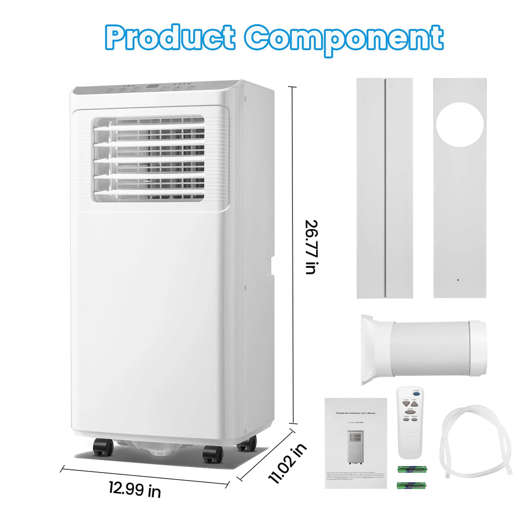 8000 BTU Portable Air Conditioner 3-in-1 O60667