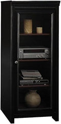 Audio Cabinet with 2 Adjustable Shelves in Antique Black R659057