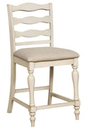 White Counter Stool Set of 2 E421235