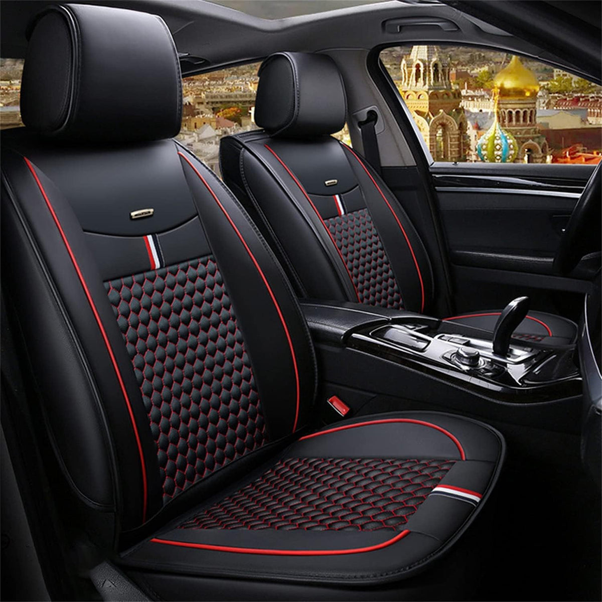 Car Seat Cover 5-Seat Airbag Compatible I7980