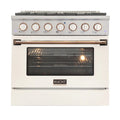 White Dual Fuel Propane Gas Range K2326
