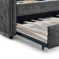 Twin Size Upholstered Tufted Daybed with Trundle K83819