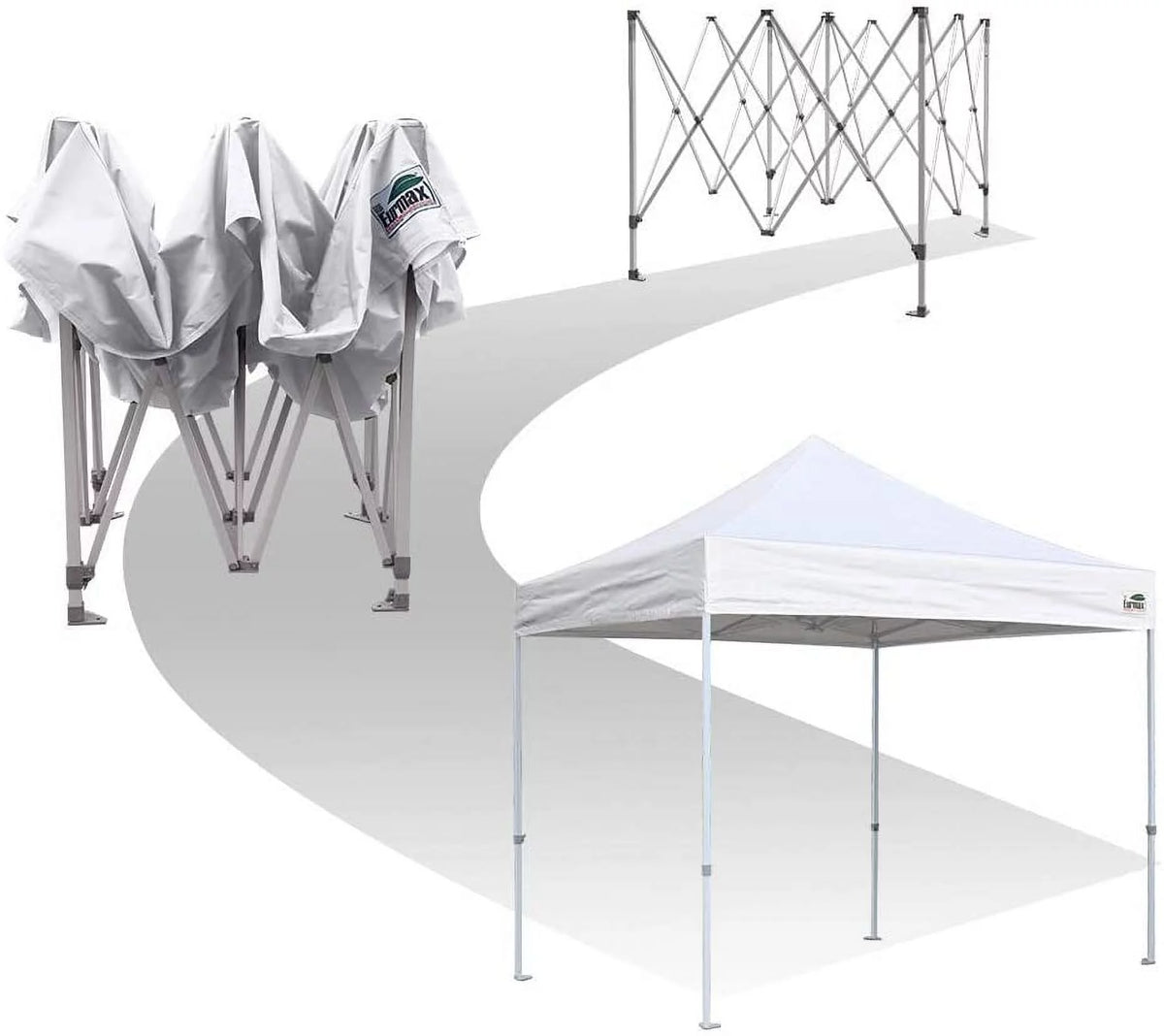 10x10 Ft Pop up Canopy Tent with Removable Sidewalls V24521