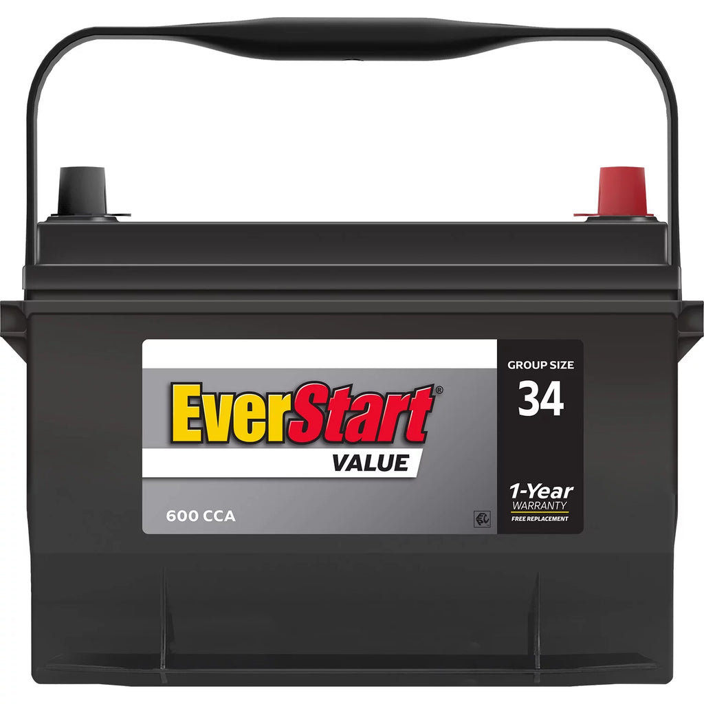 Lead Acid Automotive Battery Group Size 34 12 Volt 600 CCA Q63607