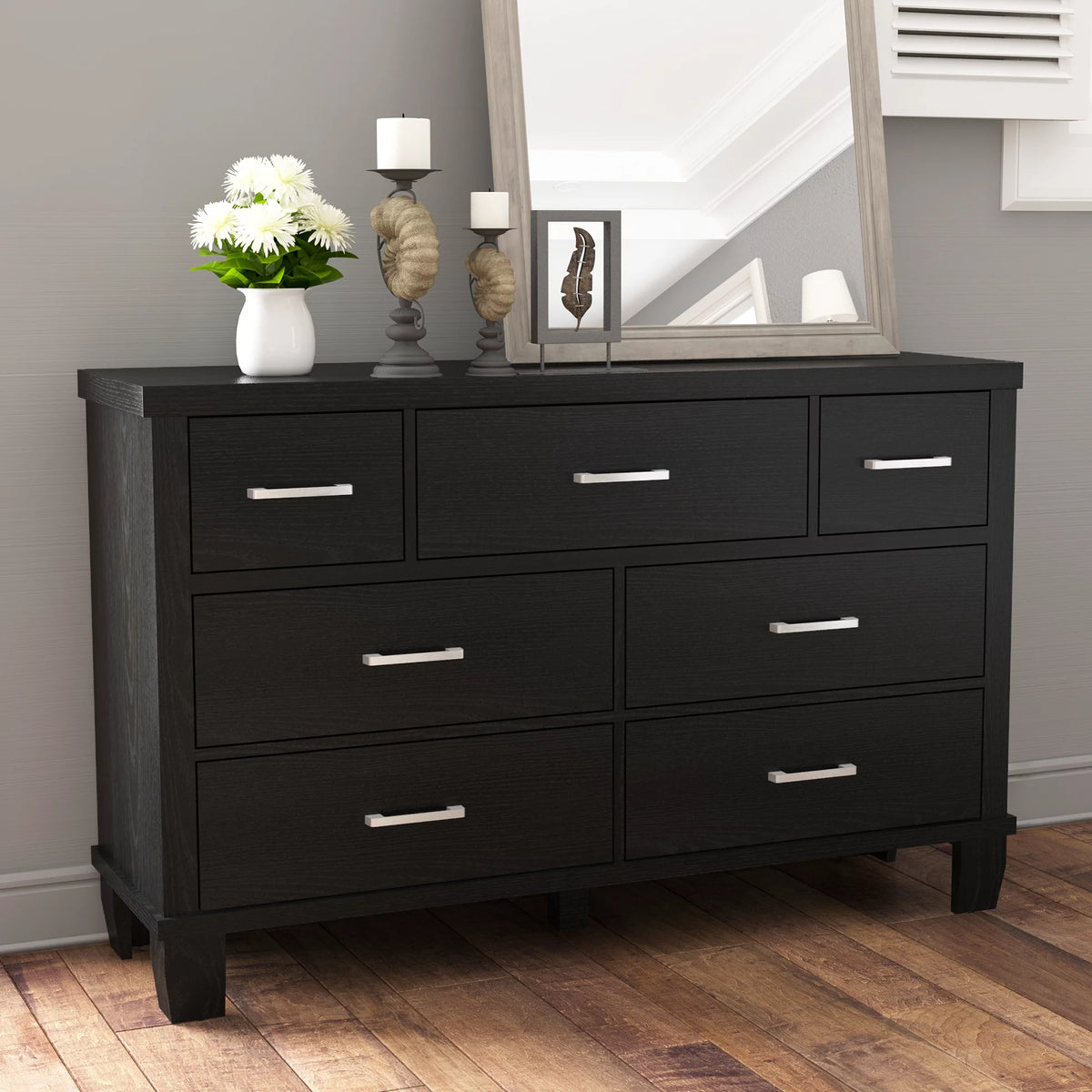 5 Drawer Grey Dresser S14442